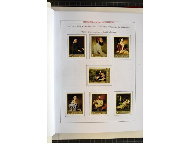 1868/1979, ungebrauchte und gestempelte Sammlung mit u.a. Mi.-Nr. 1 (3), 4 (5), 5 (4), 6(6), 430-37U, 467-70U, 1104I, Bl.18A 