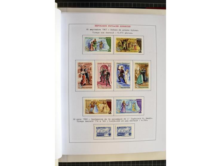 1868/1979, ungebrauchte und gestempelte Sammlung mit u.a. Mi.-Nr. 1 (3), 4 (5), 5 (4), 6(6), 430-37U, 467-70U, 1104I, Bl.18A 