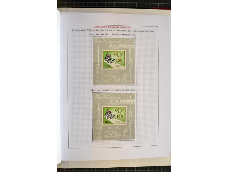 1868/1979, ungebrauchte und gestempelte Sammlung mit u.a. Mi.-Nr. 1 (3), 4 (5), 5 (4), 6(6), 430-37U, 467-70U, 1104I, Bl.18A 
