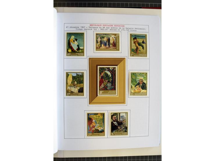 1868/1979, ungebrauchte und gestempelte Sammlung mit u.a. Mi.-Nr. 1 (3), 4 (5), 5 (4), 6(6), 430-37U, 467-70U, 1104I, Bl.18A 