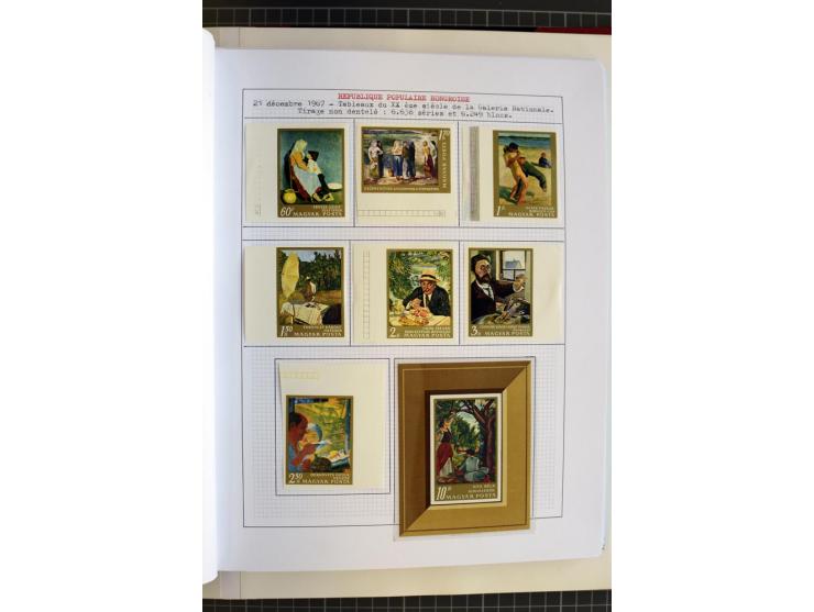 1868/1979, ungebrauchte und gestempelte Sammlung mit u.a. Mi.-Nr. 1 (3), 4 (5), 5 (4), 6(6), 430-37U, 467-70U, 1104I, Bl.18A 