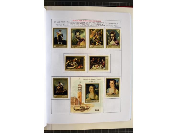 1868/1979, ungebrauchte und gestempelte Sammlung mit u.a. Mi.-Nr. 1 (3), 4 (5), 5 (4), 6(6), 430-37U, 467-70U, 1104I, Bl.18A 