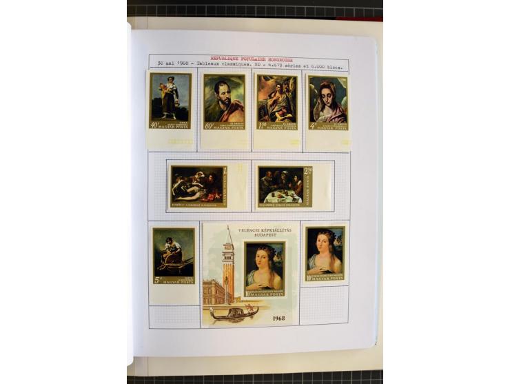 1868/1979, ungebrauchte und gestempelte Sammlung mit u.a. Mi.-Nr. 1 (3), 4 (5), 5 (4), 6(6), 430-37U, 467-70U, 1104I, Bl.18A 