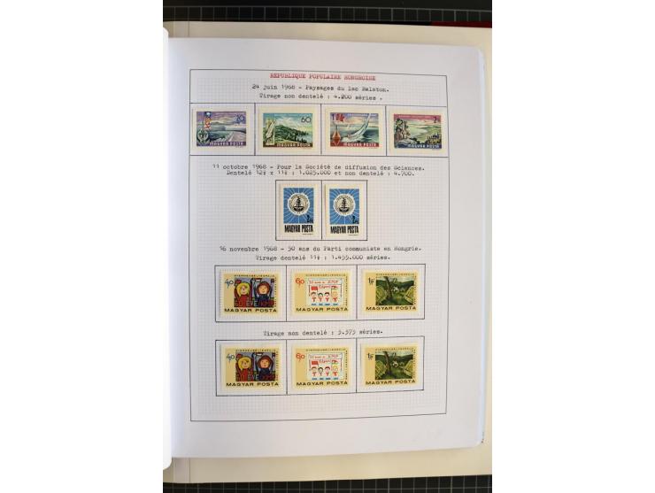 1868/1979, ungebrauchte und gestempelte Sammlung mit u.a. Mi.-Nr. 1 (3), 4 (5), 5 (4), 6(6), 430-37U, 467-70U, 1104I, Bl.18A 