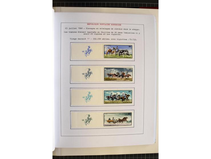 1868/1979, ungebrauchte und gestempelte Sammlung mit u.a. Mi.-Nr. 1 (3), 4 (5), 5 (4), 6(6), 430-37U, 467-70U, 1104I, Bl.18A 