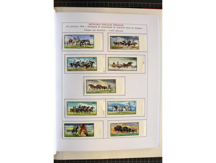 1868/1979, ungebrauchte und gestempelte Sammlung mit u.a. Mi.-Nr. 1 (3), 4 (5), 5 (4), 6(6), 430-37U, 467-70U, 1104I, Bl.18A 