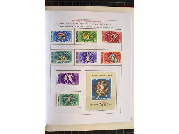 1868/1979, ungebrauchte und gestempelte Sammlung mit u.a. Mi.-Nr. 1 (3), 4 (5), 5 (4), 6(6), 430-37U, 467-70U, 1104I, Bl.18A 