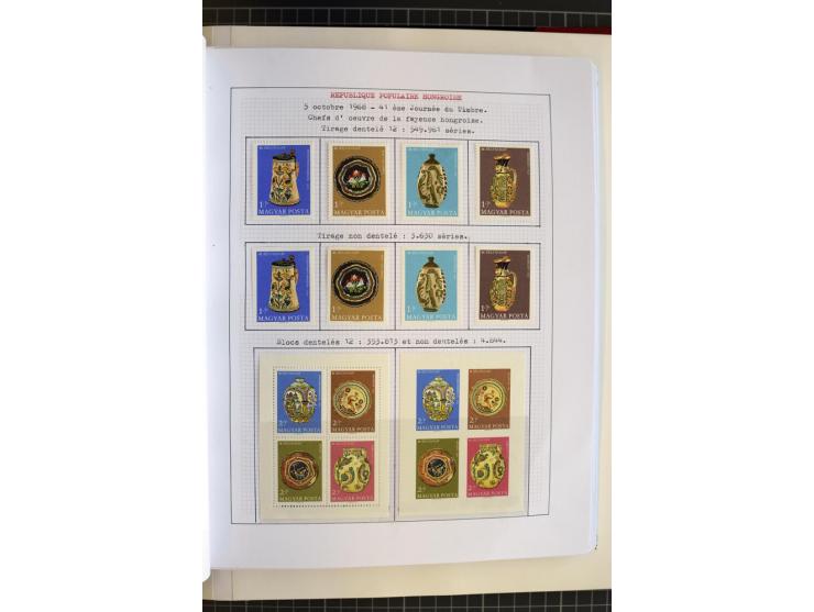 1868/1979, ungebrauchte und gestempelte Sammlung mit u.a. Mi.-Nr. 1 (3), 4 (5), 5 (4), 6(6), 430-37U, 467-70U, 1104I, Bl.18A 