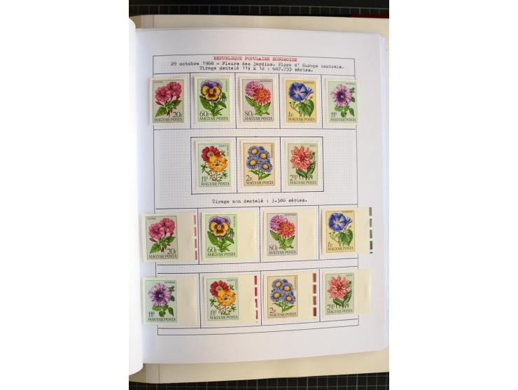 1868/1979, ungebrauchte und gestempelte Sammlung mit u.a. Mi.-Nr. 1 (3), 4 (5), 5 (4), 6(6), 430-37U, 467-70U, 1104I, Bl.18A 