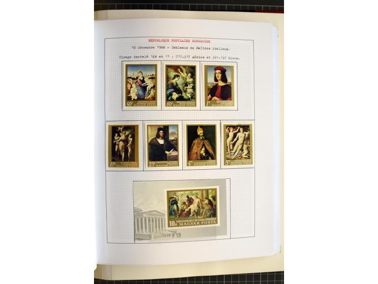 1868/1979, ungebrauchte und gestempelte Sammlung mit u.a. Mi.-Nr. 1 (3), 4 (5), 5 (4), 6(6), 430-37U, 467-70U, 1104I, Bl.18A 