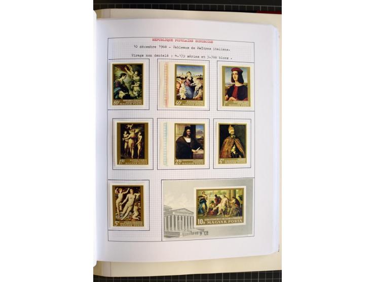 1868/1979, ungebrauchte und gestempelte Sammlung mit u.a. Mi.-Nr. 1 (3), 4 (5), 5 (4), 6(6), 430-37U, 467-70U, 1104I, Bl.18A 