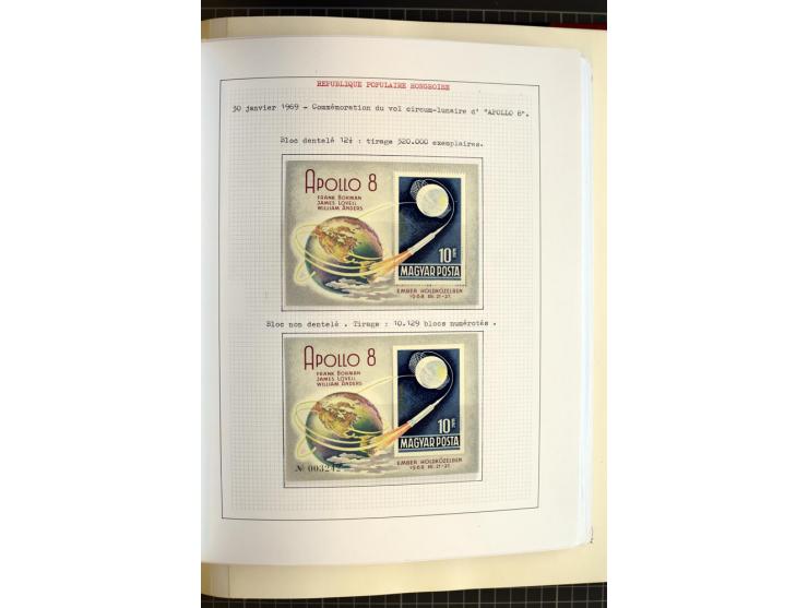1868/1979, ungebrauchte und gestempelte Sammlung mit u.a. Mi.-Nr. 1 (3), 4 (5), 5 (4), 6(6), 430-37U, 467-70U, 1104I, Bl.18A 