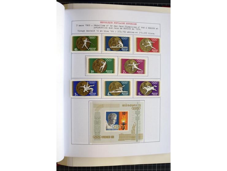1868/1979, ungebrauchte und gestempelte Sammlung mit u.a. Mi.-Nr. 1 (3), 4 (5), 5 (4), 6(6), 430-37U, 467-70U, 1104I, Bl.18A 