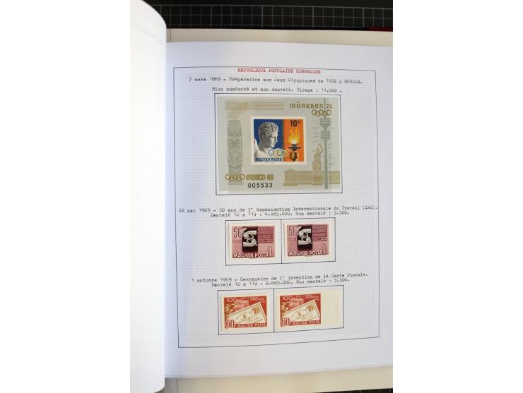 1868/1979, ungebrauchte und gestempelte Sammlung mit u.a. Mi.-Nr. 1 (3), 4 (5), 5 (4), 6(6), 430-37U, 467-70U, 1104I, Bl.18A 