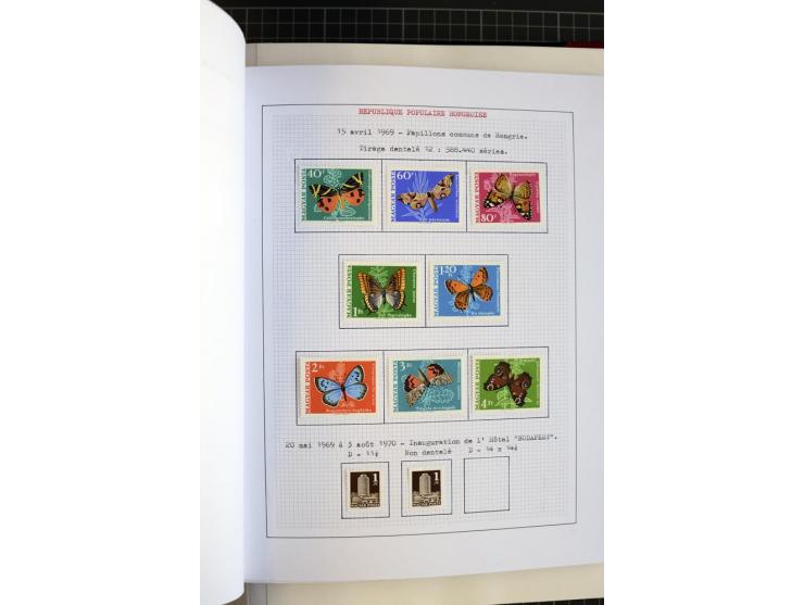 1868/1979, ungebrauchte und gestempelte Sammlung mit u.a. Mi.-Nr. 1 (3), 4 (5), 5 (4), 6(6), 430-37U, 467-70U, 1104I, Bl.18A 