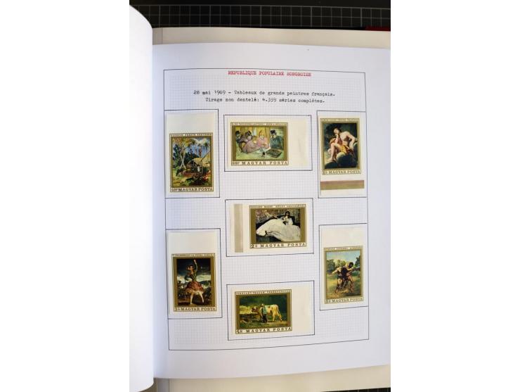 1868/1979, ungebrauchte und gestempelte Sammlung mit u.a. Mi.-Nr. 1 (3), 4 (5), 5 (4), 6(6), 430-37U, 467-70U, 1104I, Bl.18A 