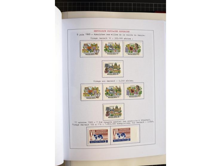 1868/1979, ungebrauchte und gestempelte Sammlung mit u.a. Mi.-Nr. 1 (3), 4 (5), 5 (4), 6(6), 430-37U, 467-70U, 1104I, Bl.18A 