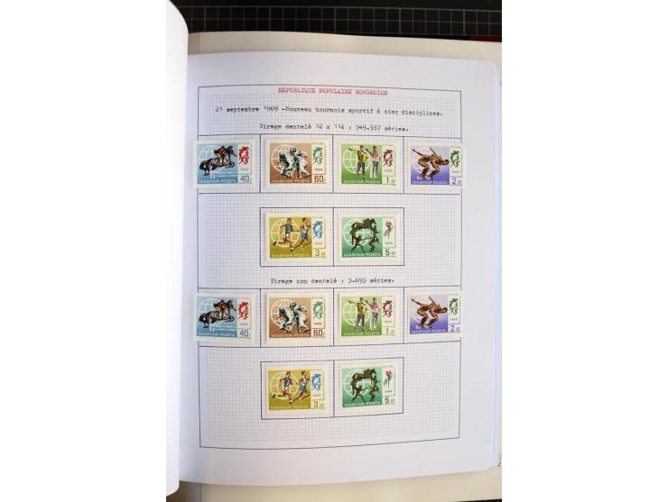 1868/1979, ungebrauchte und gestempelte Sammlung mit u.a. Mi.-Nr. 1 (3), 4 (5), 5 (4), 6(6), 430-37U, 467-70U, 1104I, Bl.18A 