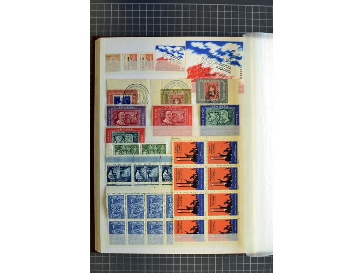 1868/1979, ungebrauchte und gestempelte Sammlung mit u.a. Mi.-Nr. 1 (3), 4 (5), 5 (4), 6(6), 430-37U, 467-70U, 1104I, Bl.18A 