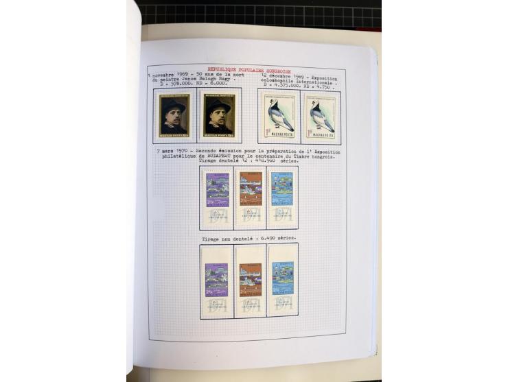 1868/1979, ungebrauchte und gestempelte Sammlung mit u.a. Mi.-Nr. 1 (3), 4 (5), 5 (4), 6(6), 430-37U, 467-70U, 1104I, Bl.18A 