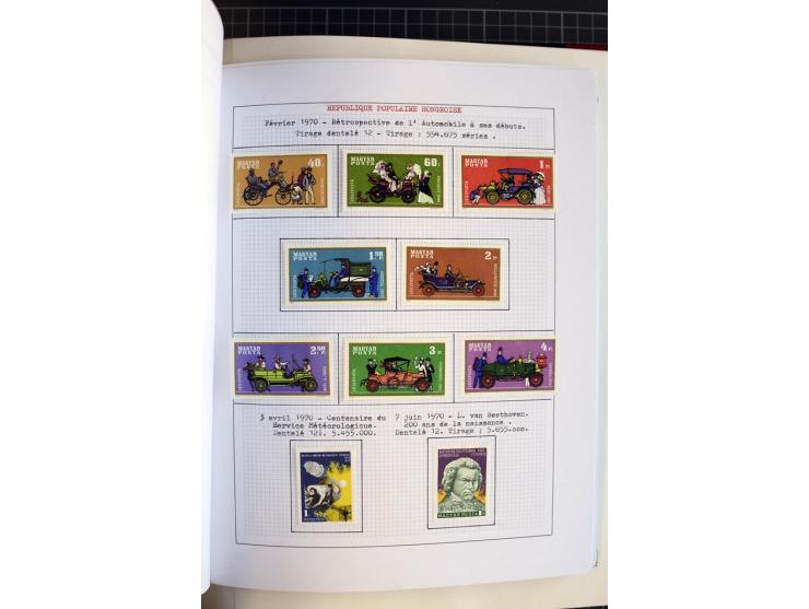 1868/1979, ungebrauchte und gestempelte Sammlung mit u.a. Mi.-Nr. 1 (3), 4 (5), 5 (4), 6(6), 430-37U, 467-70U, 1104I, Bl.18A 