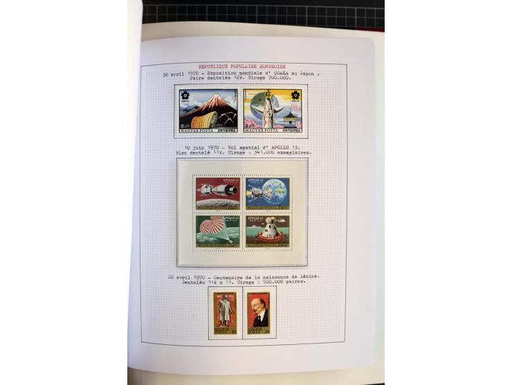1868/1979, ungebrauchte und gestempelte Sammlung mit u.a. Mi.-Nr. 1 (3), 4 (5), 5 (4), 6(6), 430-37U, 467-70U, 1104I, Bl.18A 