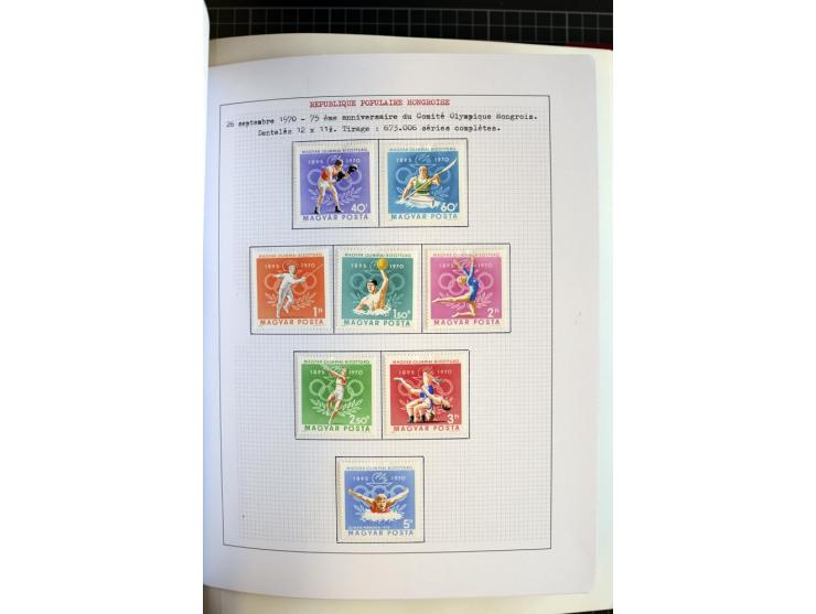 1868/1979, ungebrauchte und gestempelte Sammlung mit u.a. Mi.-Nr. 1 (3), 4 (5), 5 (4), 6(6), 430-37U, 467-70U, 1104I, Bl.18A 
