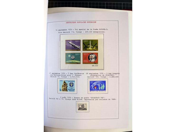 1868/1979, ungebrauchte und gestempelte Sammlung mit u.a. Mi.-Nr. 1 (3), 4 (5), 5 (4), 6(6), 430-37U, 467-70U, 1104I, Bl.18A 