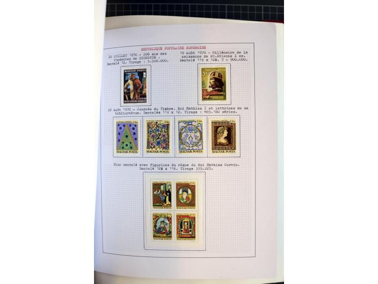 1868/1979, ungebrauchte und gestempelte Sammlung mit u.a. Mi.-Nr. 1 (3), 4 (5), 5 (4), 6(6), 430-37U, 467-70U, 1104I, Bl.18A 