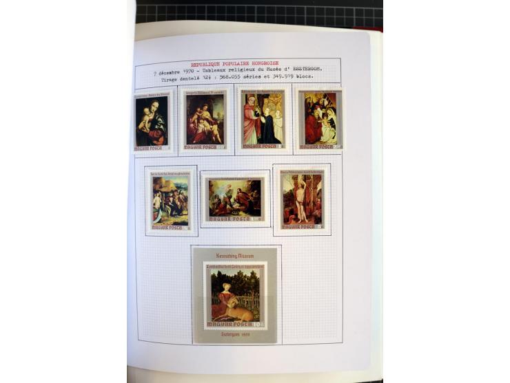 1868/1979, ungebrauchte und gestempelte Sammlung mit u.a. Mi.-Nr. 1 (3), 4 (5), 5 (4), 6(6), 430-37U, 467-70U, 1104I, Bl.18A 