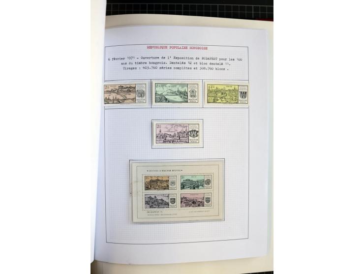 1868/1979, ungebrauchte und gestempelte Sammlung mit u.a. Mi.-Nr. 1 (3), 4 (5), 5 (4), 6(6), 430-37U, 467-70U, 1104I, Bl.18A 