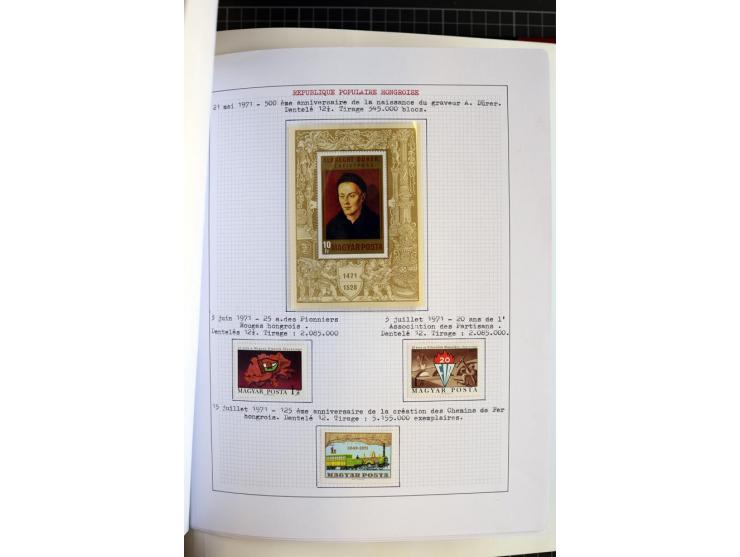 1868/1979, ungebrauchte und gestempelte Sammlung mit u.a. Mi.-Nr. 1 (3), 4 (5), 5 (4), 6(6), 430-37U, 467-70U, 1104I, Bl.18A 