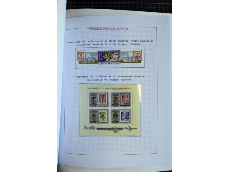 1868/1979, ungebrauchte und gestempelte Sammlung mit u.a. Mi.-Nr. 1 (3), 4 (5), 5 (4), 6(6), 430-37U, 467-70U, 1104I, Bl.18A 