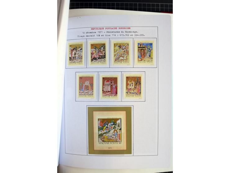 1868/1979, ungebrauchte und gestempelte Sammlung mit u.a. Mi.-Nr. 1 (3), 4 (5), 5 (4), 6(6), 430-37U, 467-70U, 1104I, Bl.18A 