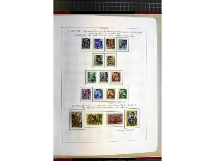 1868/1979, ungebrauchte und gestempelte Sammlung mit u.a. Mi.-Nr. 1 (3), 4 (5), 5 (4), 6(6), 430-37U, 467-70U, 1104I, Bl.18A 