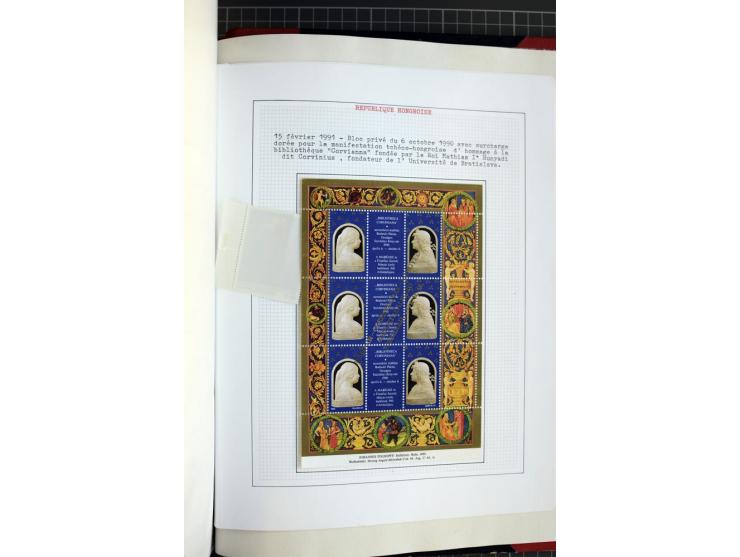 1868/1979, ungebrauchte und gestempelte Sammlung mit u.a. Mi.-Nr. 1 (3), 4 (5), 5 (4), 6(6), 430-37U, 467-70U, 1104I, Bl.18A 
