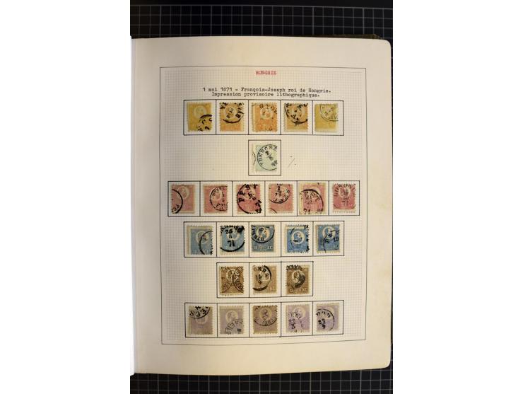 1868/1979, ungebrauchte und gestempelte Sammlung mit u.a. Mi.-Nr. 1 (3), 4 (5), 5 (4), 6(6), 430-37U, 467-70U, 1104I, Bl.18A 