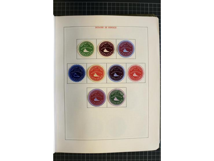 1868/1979, ungebrauchte und gestempelte Sammlung mit u.a. Mi.-Nr. 1 (3), 4 (5), 5 (4), 6(6), 430-37U, 467-70U, 1104I, Bl.18A 
