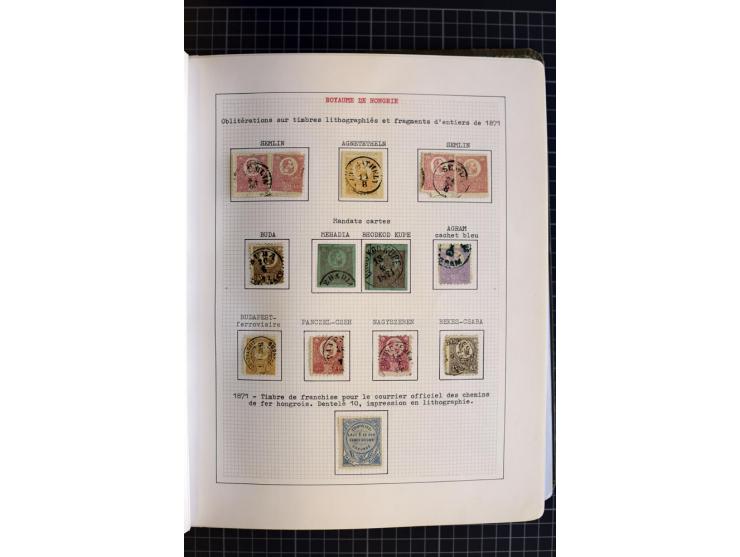 1868/1979, ungebrauchte und gestempelte Sammlung mit u.a. Mi.-Nr. 1 (3), 4 (5), 5 (4), 6(6), 430-37U, 467-70U, 1104I, Bl.18A 