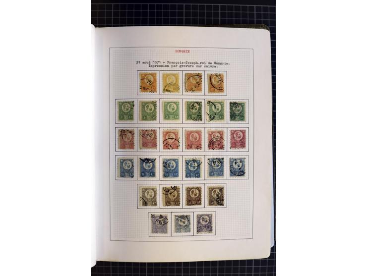 1868/1979, ungebrauchte und gestempelte Sammlung mit u.a. Mi.-Nr. 1 (3), 4 (5), 5 (4), 6(6), 430-37U, 467-70U, 1104I, Bl.18A 