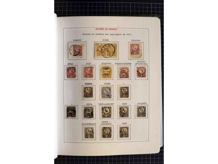 1868/1979, ungebrauchte und gestempelte Sammlung mit u.a. Mi.-Nr. 1 (3), 4 (5), 5 (4), 6(6), 430-37U, 467-70U, 1104I, Bl.18A 
