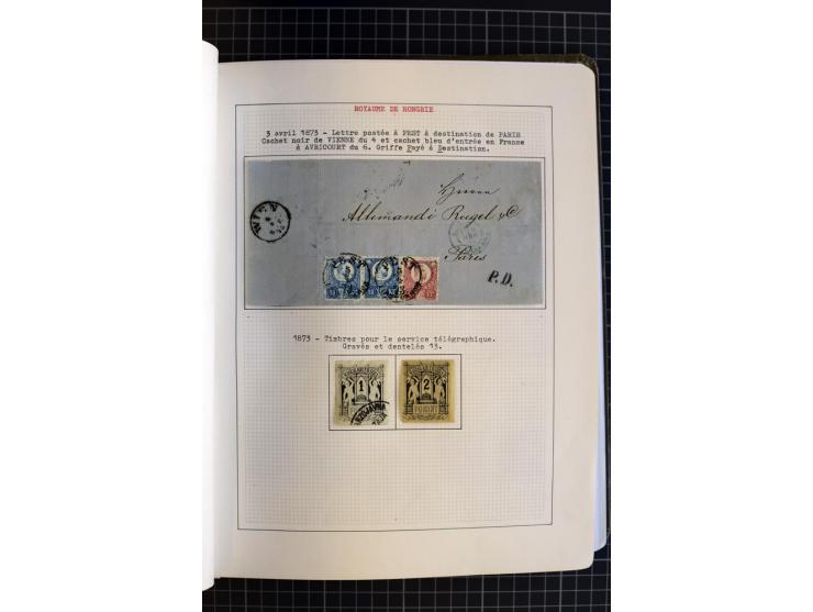 1868/1979, ungebrauchte und gestempelte Sammlung mit u.a. Mi.-Nr. 1 (3), 4 (5), 5 (4), 6(6), 430-37U, 467-70U, 1104I, Bl.18A 