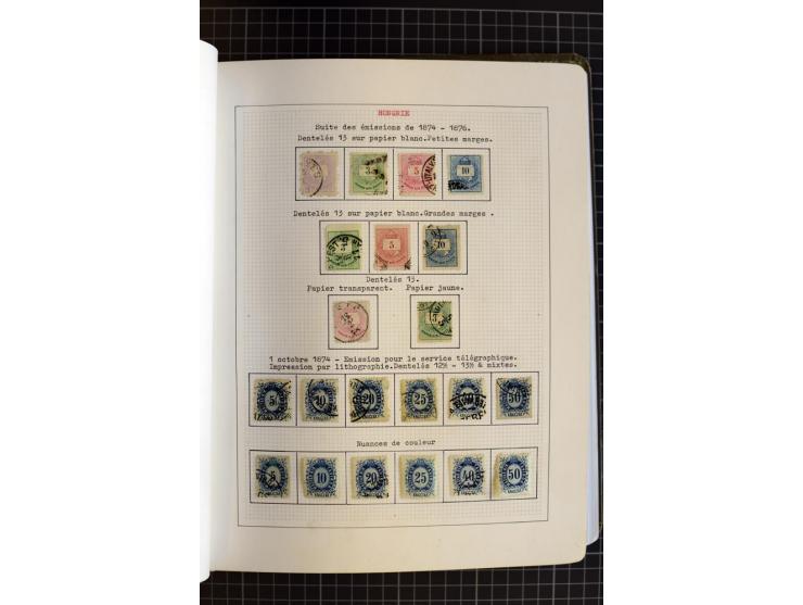 1868/1979, ungebrauchte und gestempelte Sammlung mit u.a. Mi.-Nr. 1 (3), 4 (5), 5 (4), 6(6), 430-37U, 467-70U, 1104I, Bl.18A 