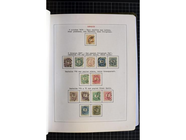 1868/1979, ungebrauchte und gestempelte Sammlung mit u.a. Mi.-Nr. 1 (3), 4 (5), 5 (4), 6(6), 430-37U, 467-70U, 1104I, Bl.18A 