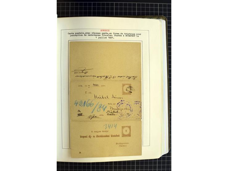 1868/1979, ungebrauchte und gestempelte Sammlung mit u.a. Mi.-Nr. 1 (3), 4 (5), 5 (4), 6(6), 430-37U, 467-70U, 1104I, Bl.18A 