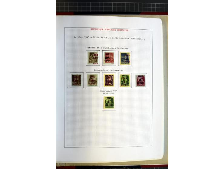 1868/1979, ungebrauchte und gestempelte Sammlung mit u.a. Mi.-Nr. 1 (3), 4 (5), 5 (4), 6(6), 430-37U, 467-70U, 1104I, Bl.18A 
