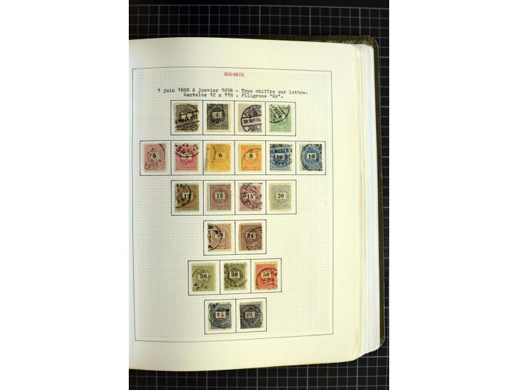 1868/1979, ungebrauchte und gestempelte Sammlung mit u.a. Mi.-Nr. 1 (3), 4 (5), 5 (4), 6(6), 430-37U, 467-70U, 1104I, Bl.18A 