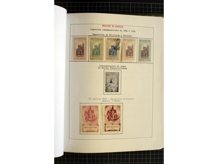 1868/1979, ungebrauchte und gestempelte Sammlung mit u.a. Mi.-Nr. 1 (3), 4 (5), 5 (4), 6(6), 430-37U, 467-70U, 1104I, Bl.18A 