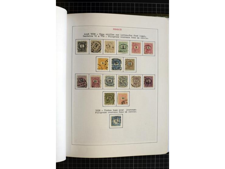 1868/1979, ungebrauchte und gestempelte Sammlung mit u.a. Mi.-Nr. 1 (3), 4 (5), 5 (4), 6(6), 430-37U, 467-70U, 1104I, Bl.18A 