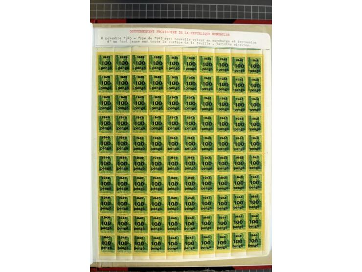 1868/1979, ungebrauchte und gestempelte Sammlung mit u.a. Mi.-Nr. 1 (3), 4 (5), 5 (4), 6(6), 430-37U, 467-70U, 1104I, Bl.18A 
